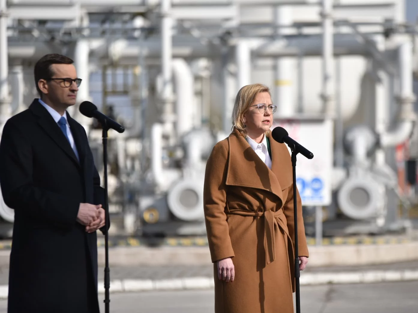 Mateusz Morawiecki i Anna Moskwa