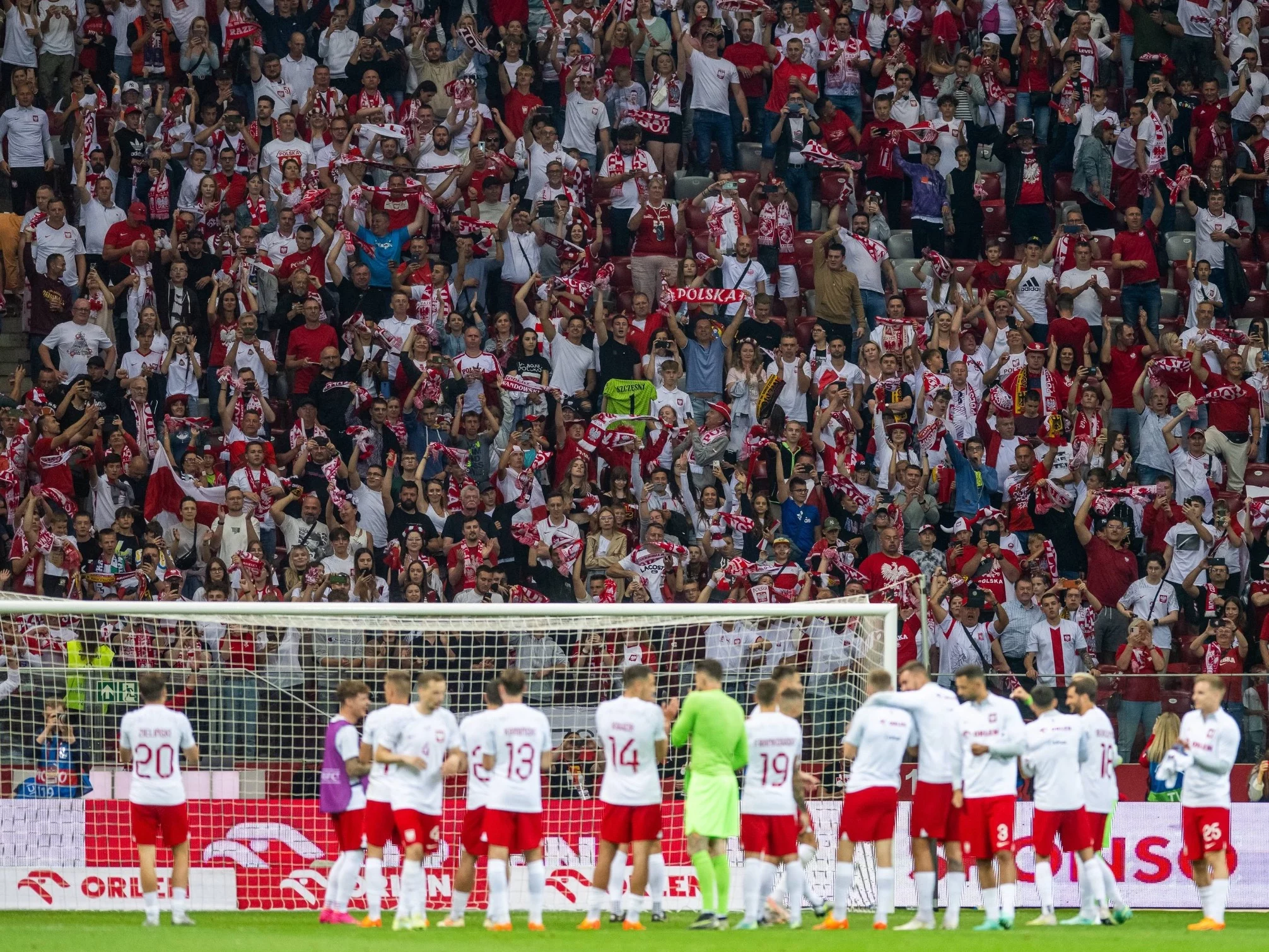 Piłkarska reprezentacja Polski i jej kibice