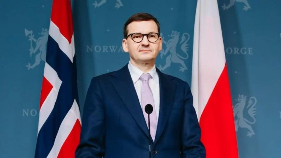 Mateusz Morawiecki na konferencji po spotkaniu z premierem Norwegii