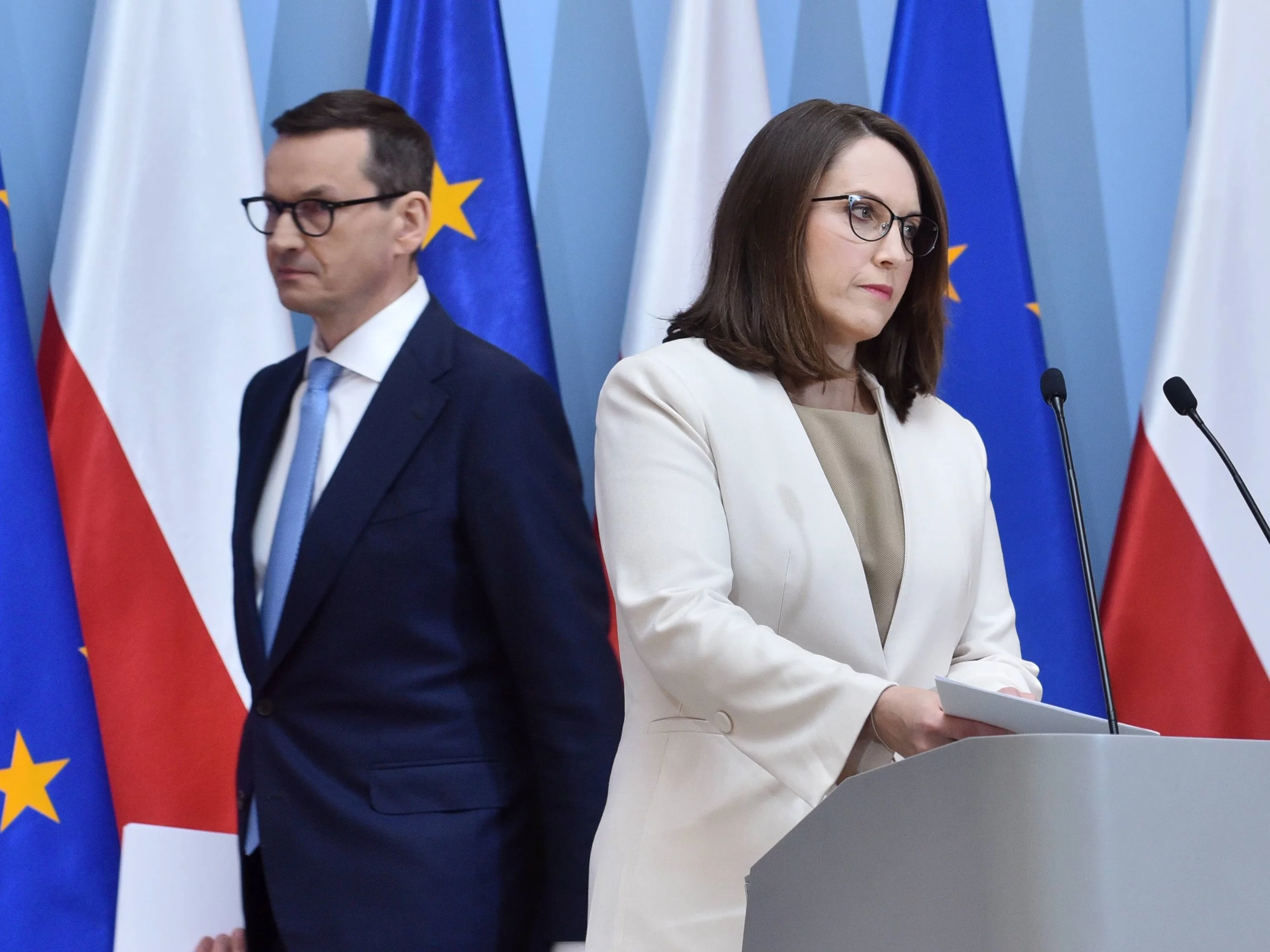 Mateusz Morawiecki i Magdalena Rzeczkowska