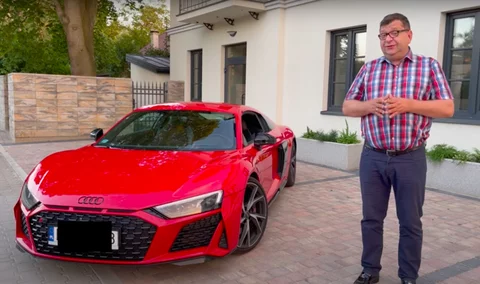 Zbigniew Stonoga testuje Audi R8 RWD