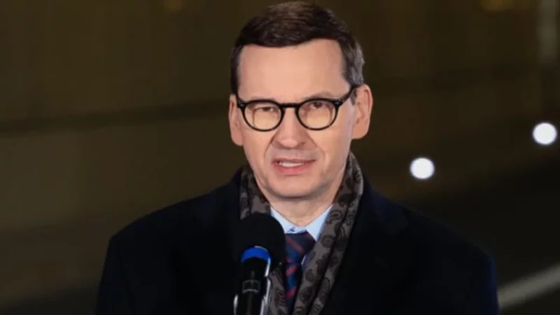 Mateusz Morawiecki na konferencji prasowej