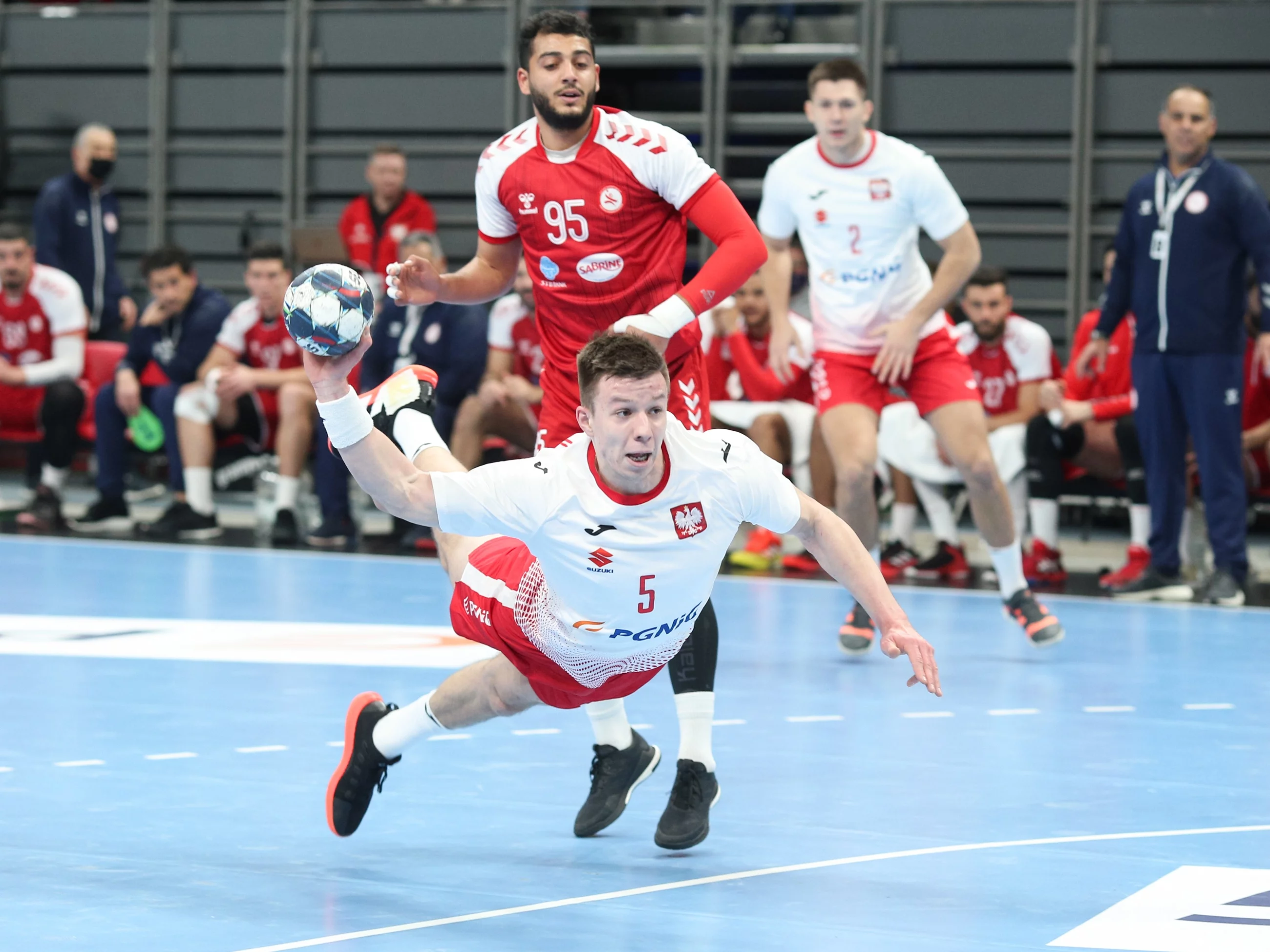 Michał Olejniczak, jeden z najmłodszych reprezentantów Polski