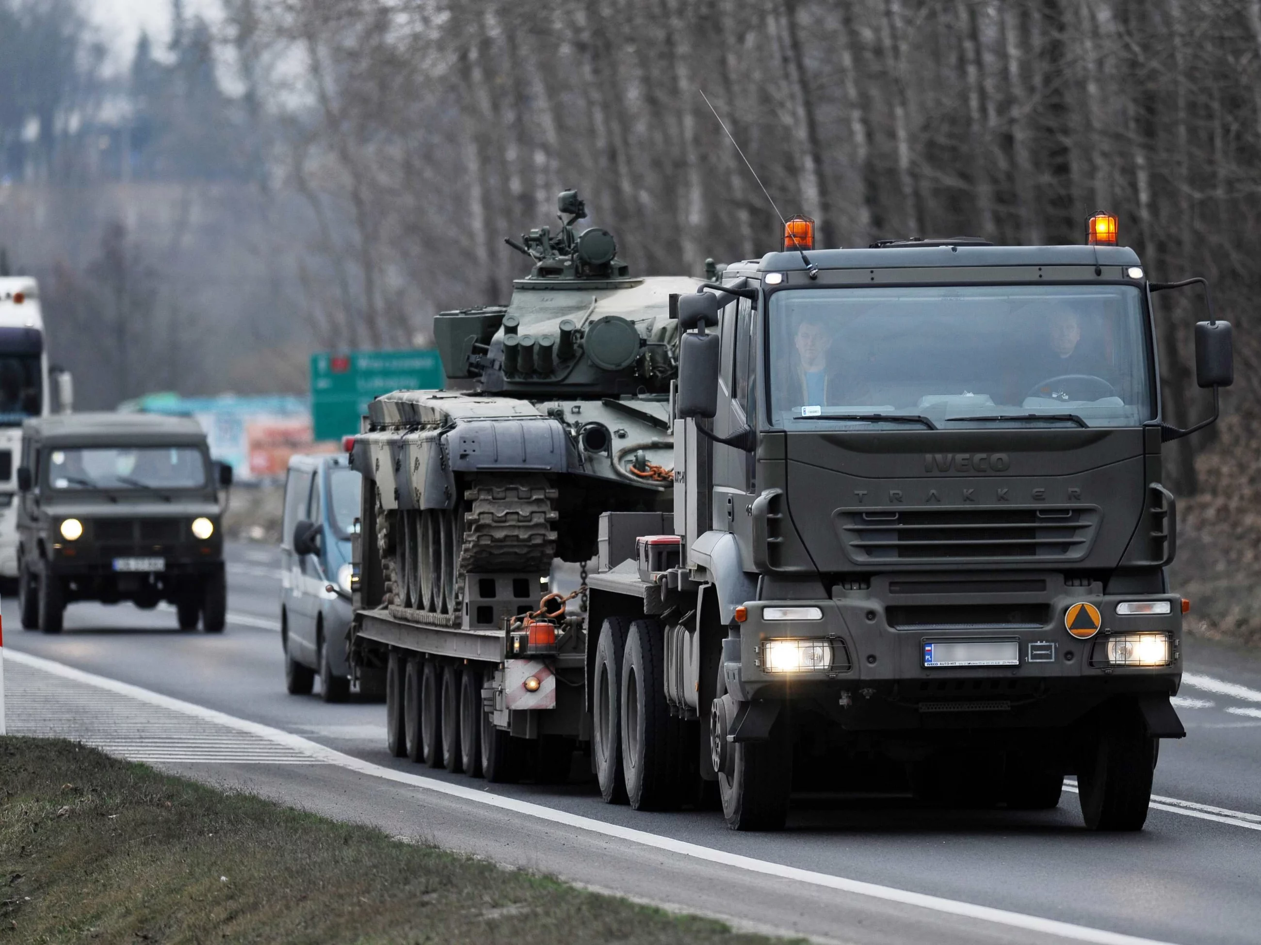 Transport czołgu T-72