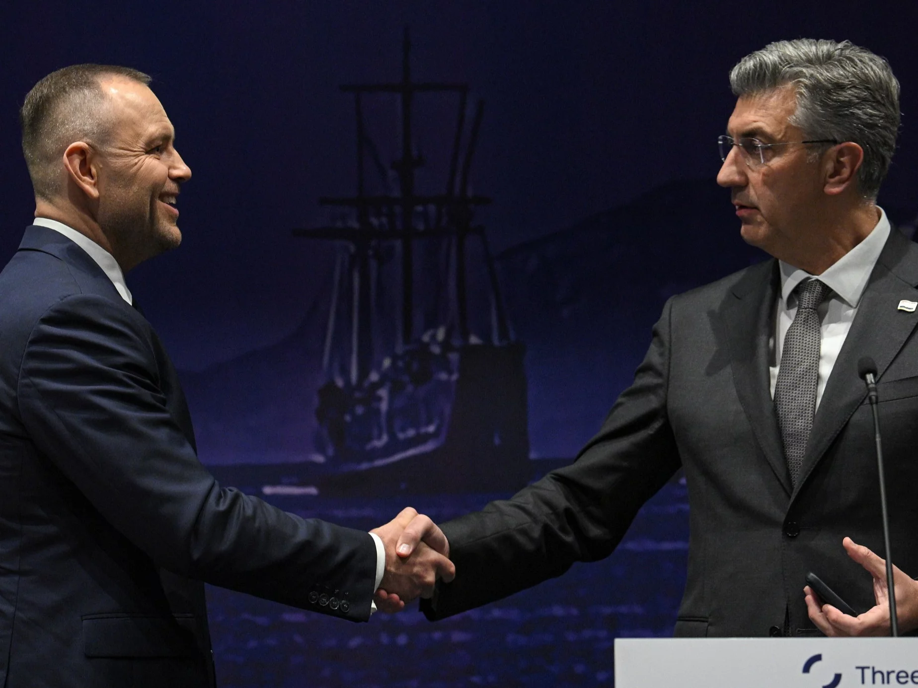 Karol Nawrocki i Andrej Plenković