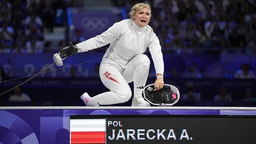 Polska szpadzistka Aleksandra Jarecka