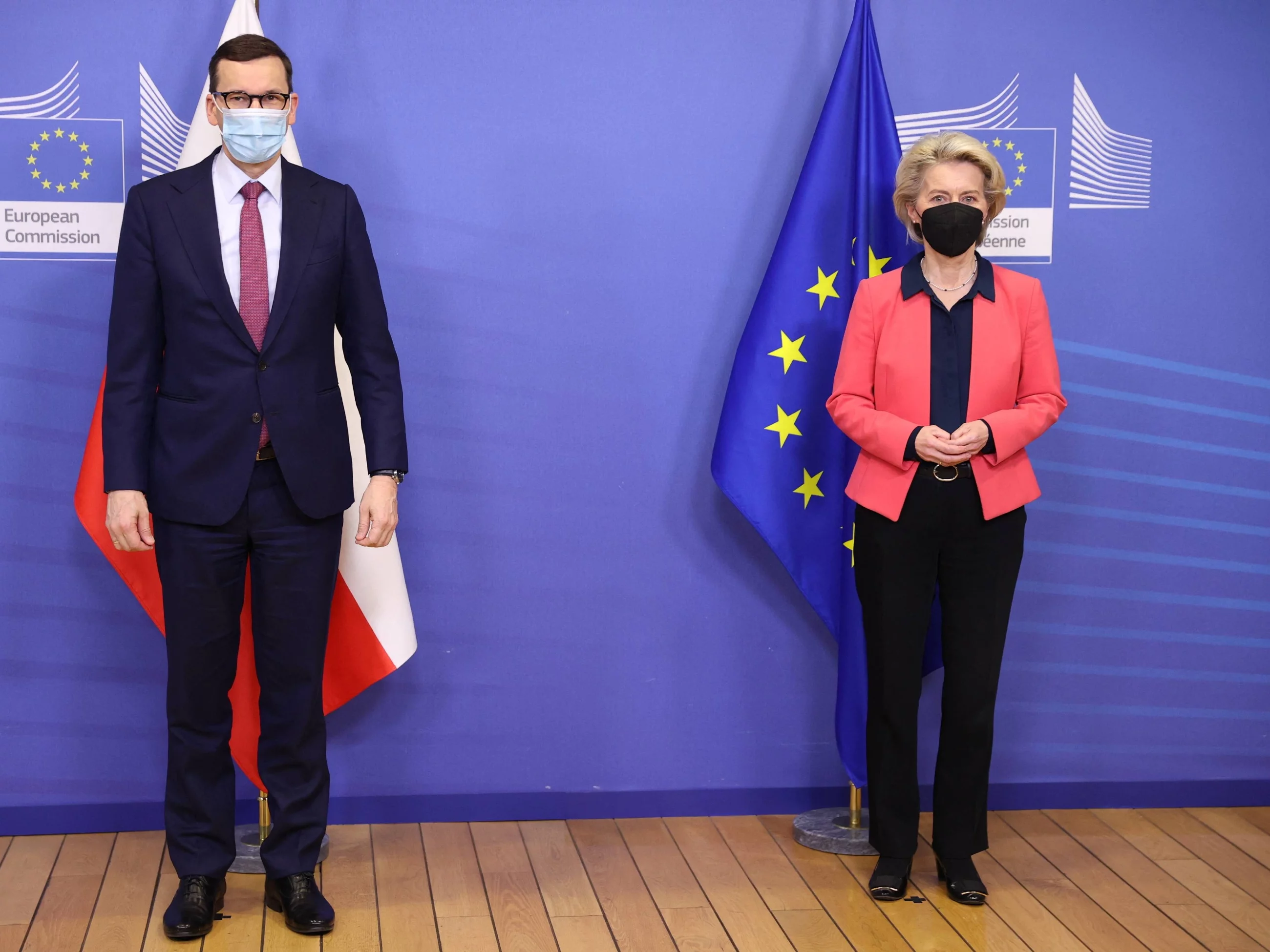 Mateusz Morawiecki i Ursula von der Leyen