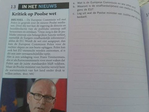 Holenderski podręcznik ze zdjęciem Fransa Timmermansa