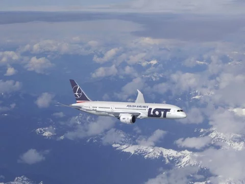 Boeing 787 Dreamliner w barwach PLL LOT (fot.mat.pras.LOT)