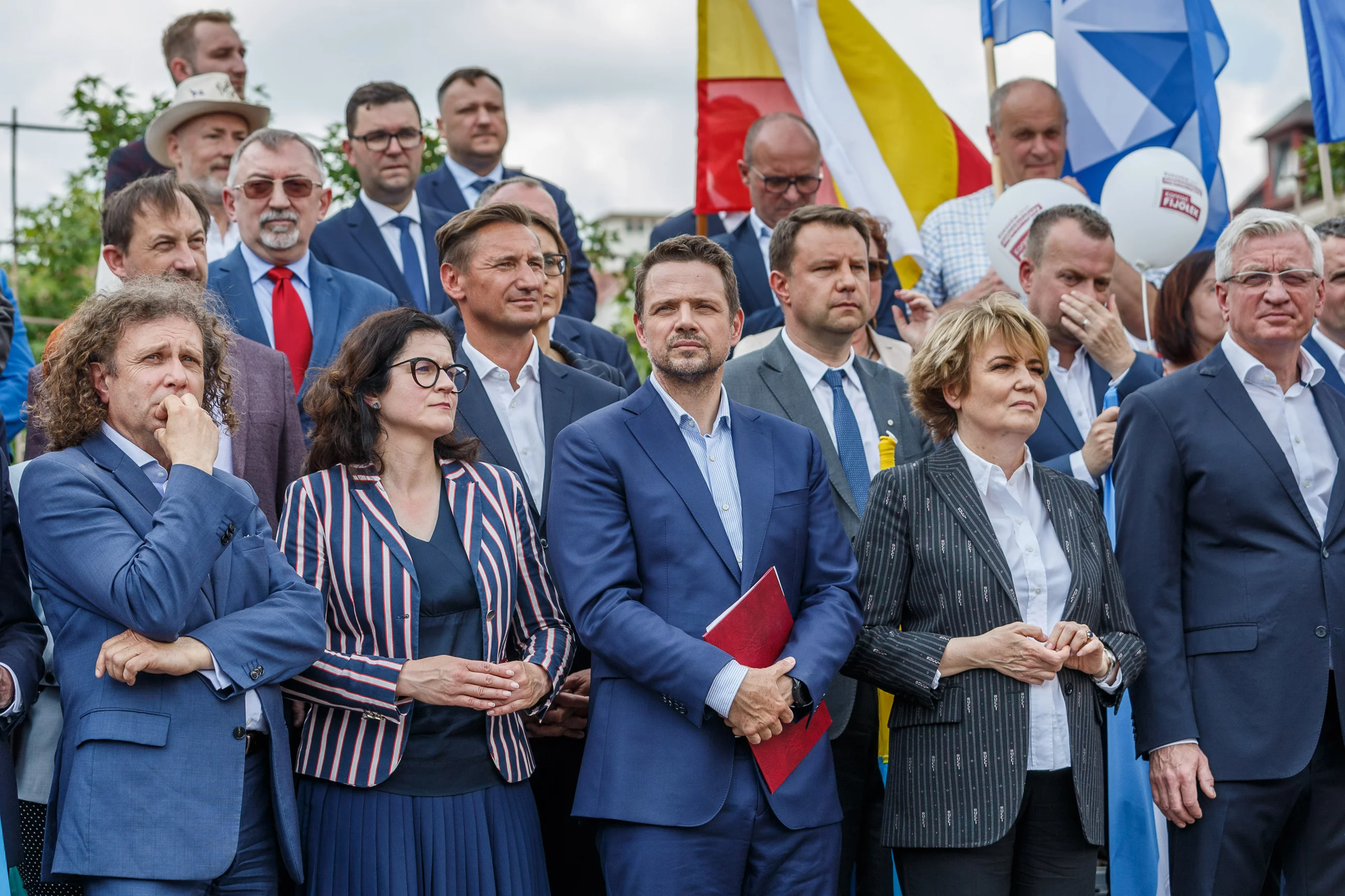 Prezydenci niektórych miast Polski, m.in. Aleksandra Dulkiewicz, Rafał Trzaskowski, Hanna Zdanowska