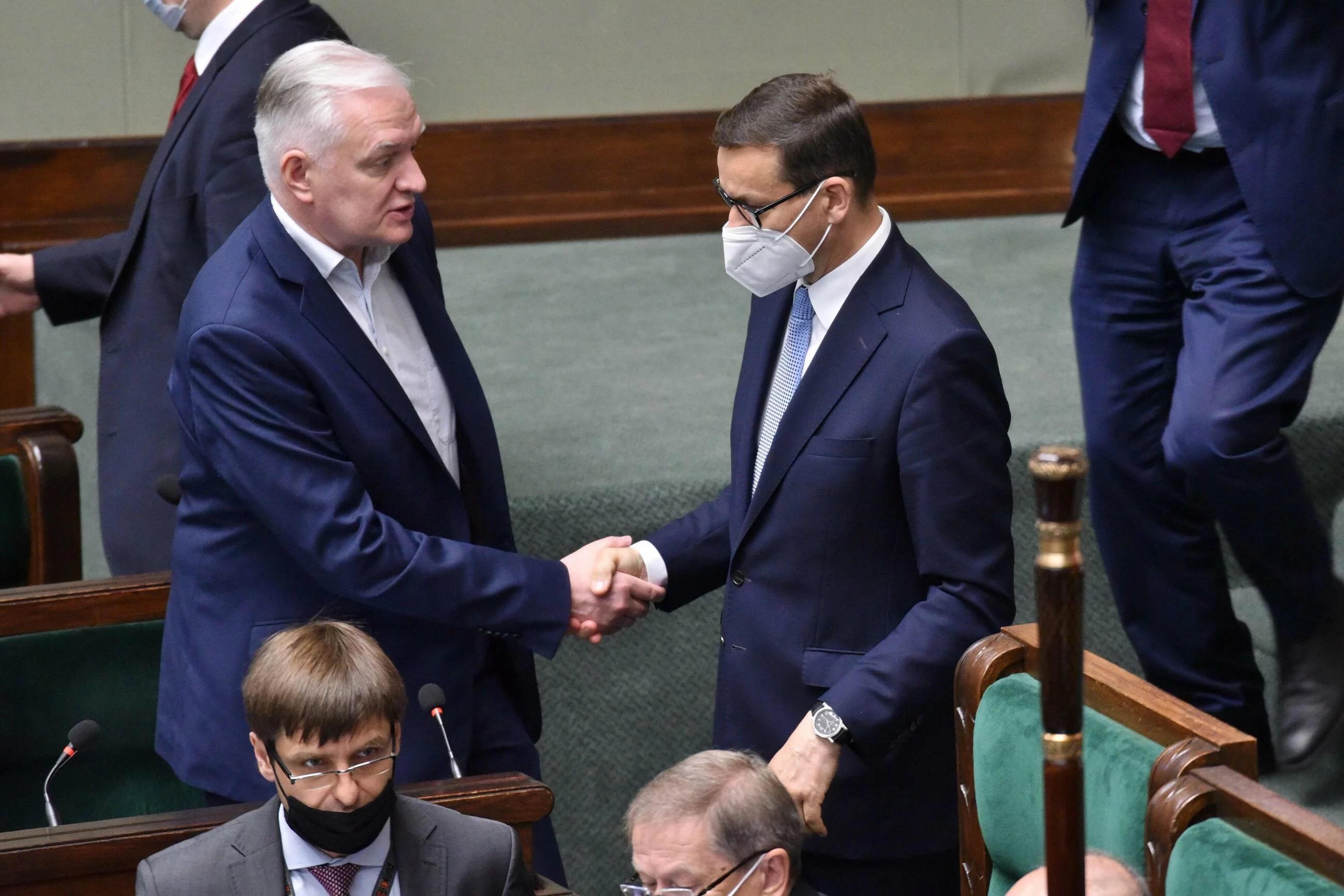 Jarosław Gowin i Mateusz Morawiecki