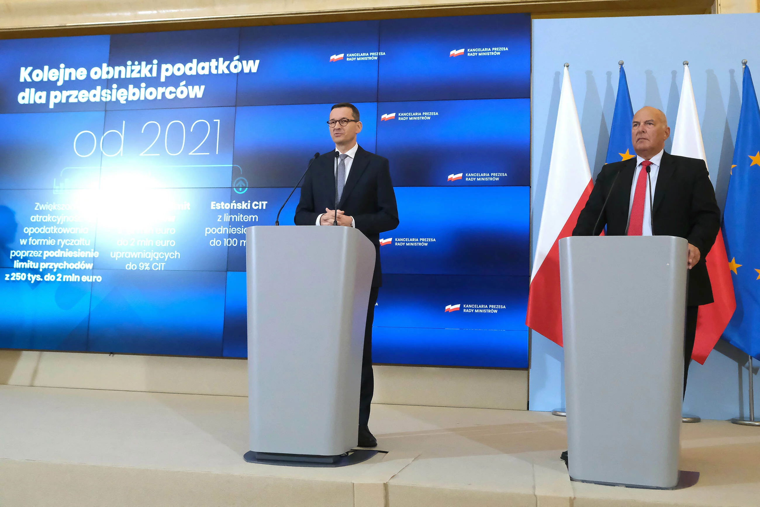 Tadeusz Kościński i Mateusz Morawiecki