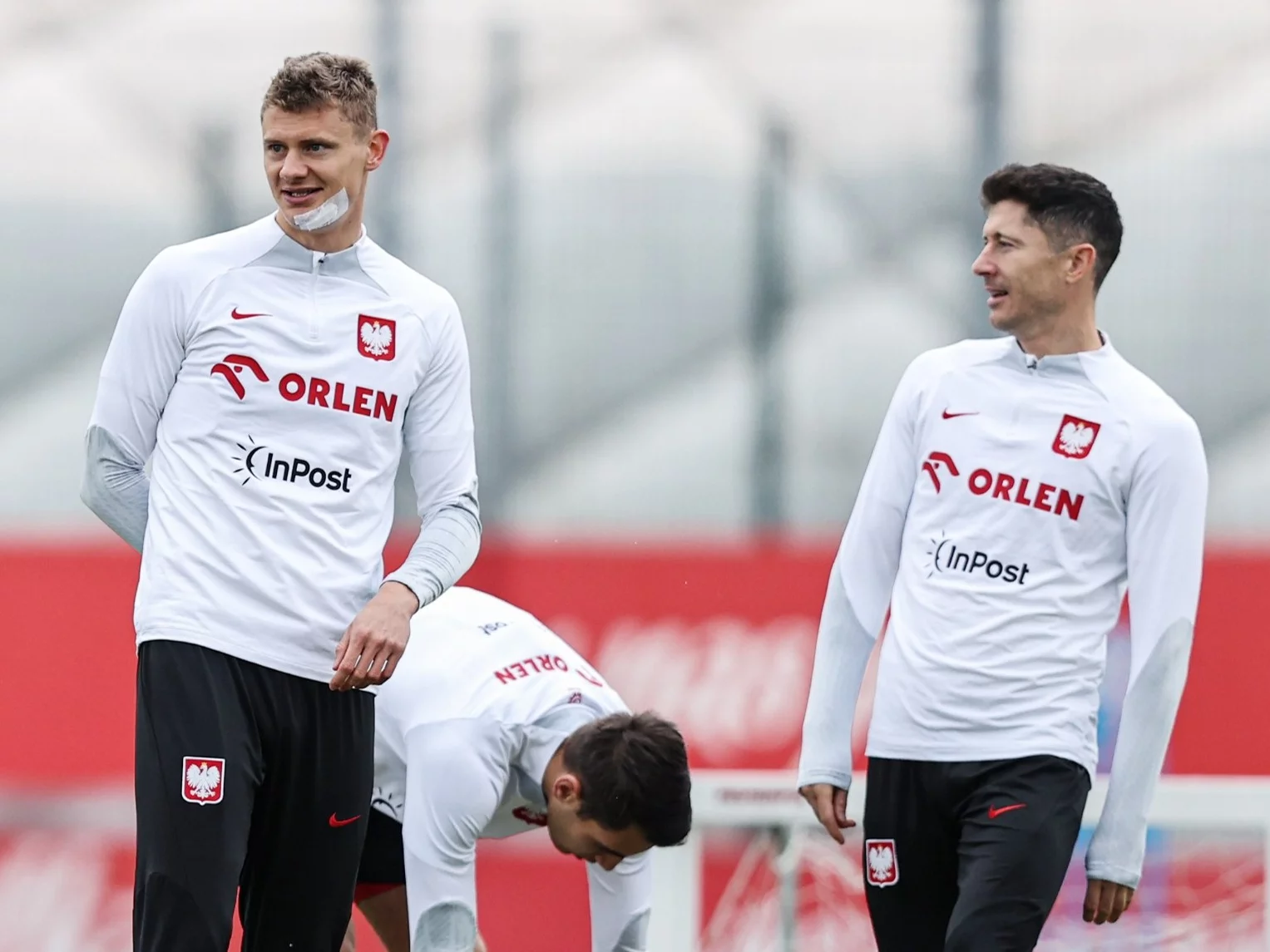 Paweł Dawidowicz i Robert Lewandowski