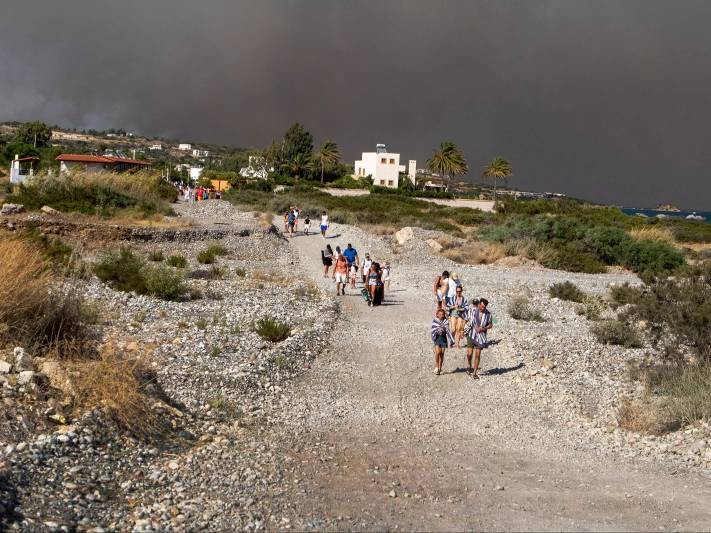 Pożary na Rodos