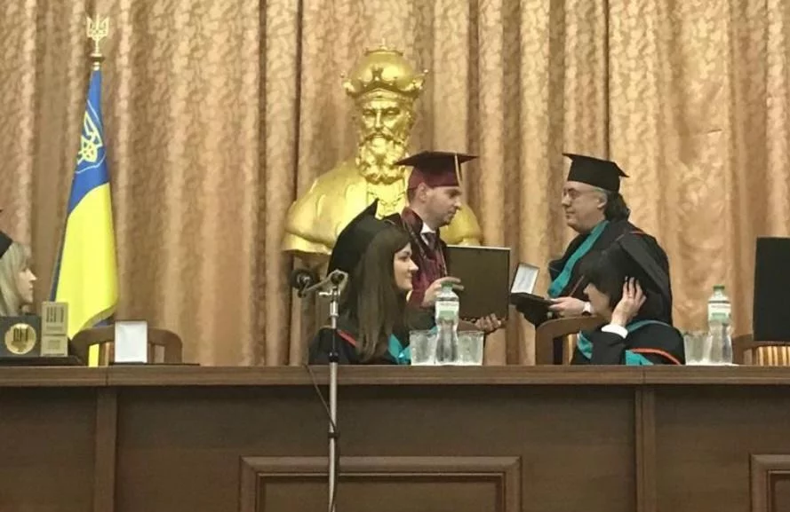 Prof. Robert Rejdak z doktoratem honoris causa Uniwersytetu we Lwowie