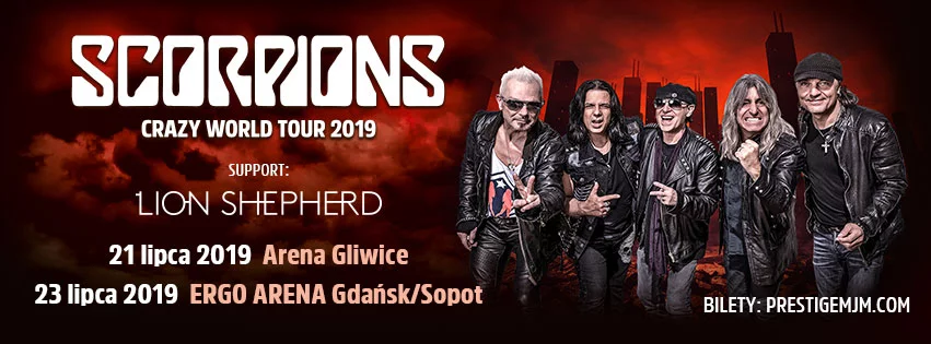 Koncert Scorpions Arena Gliwice