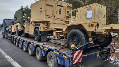 Zatrzymany przez ITD transport amerykańskiej armii