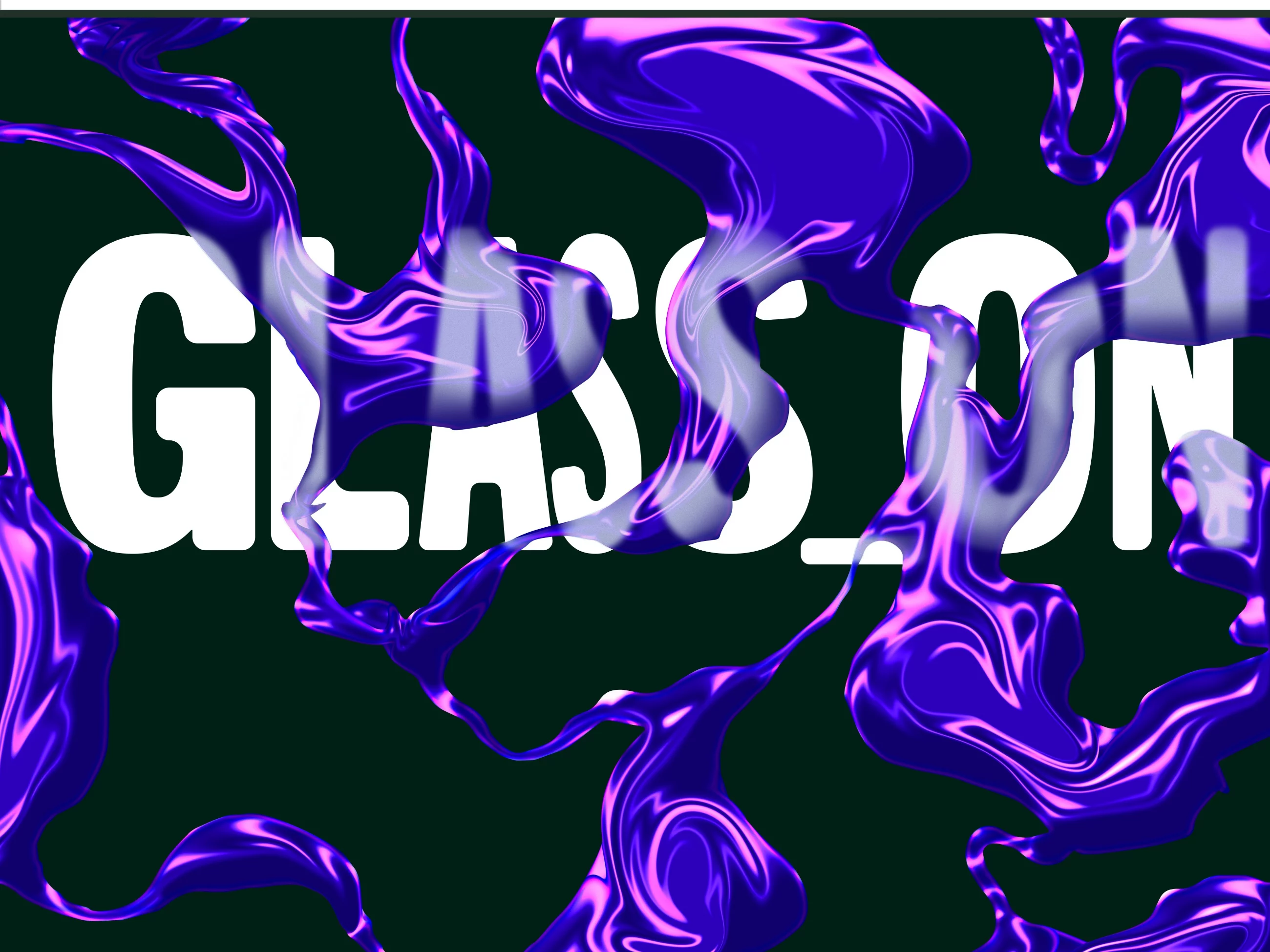 Wystawa Glass_ON. Have we ever dreamt about it?, plakat z wystawy