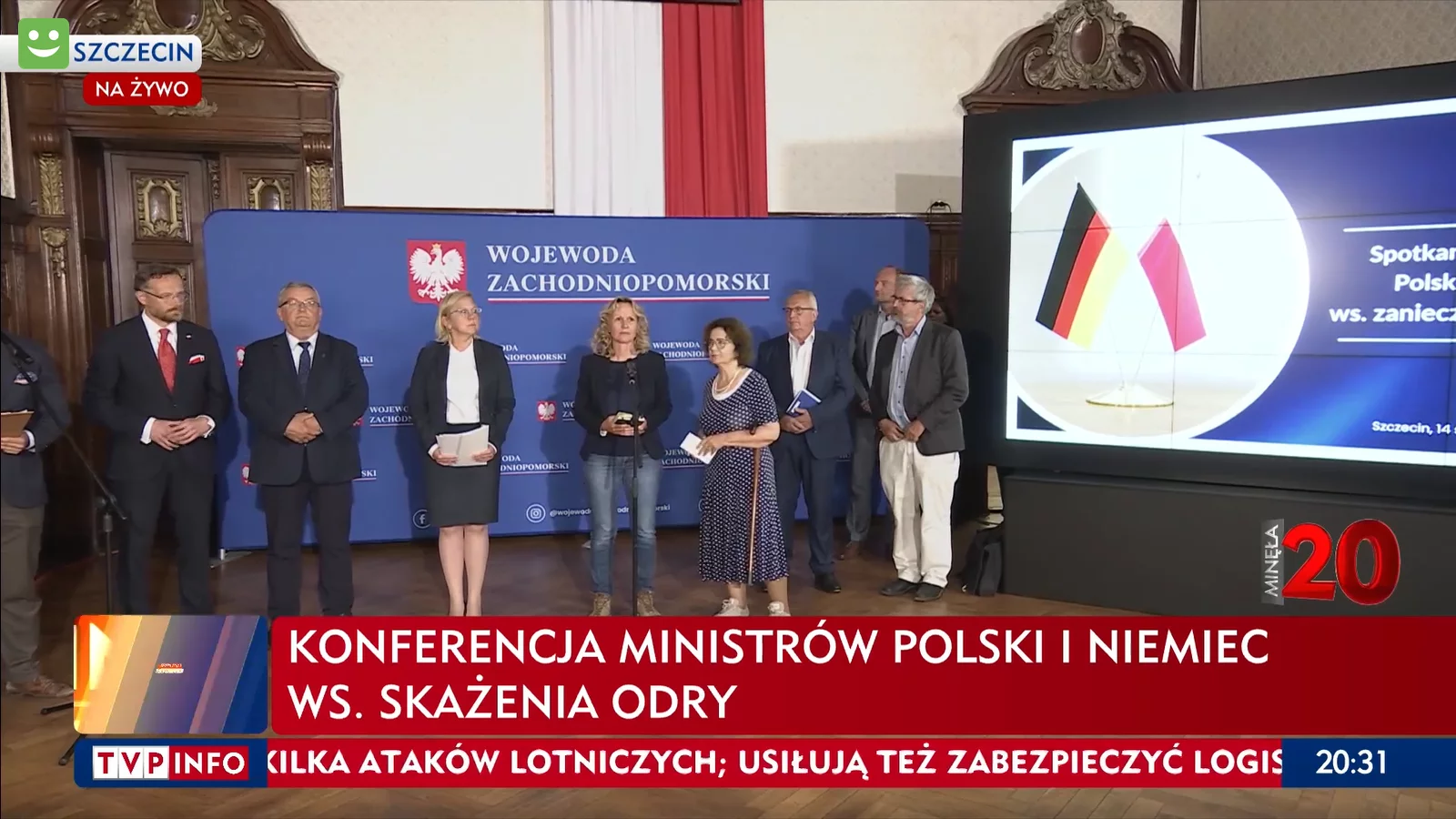 Konferencja ministrów Polski i Niemiec ws. skażenia Odry