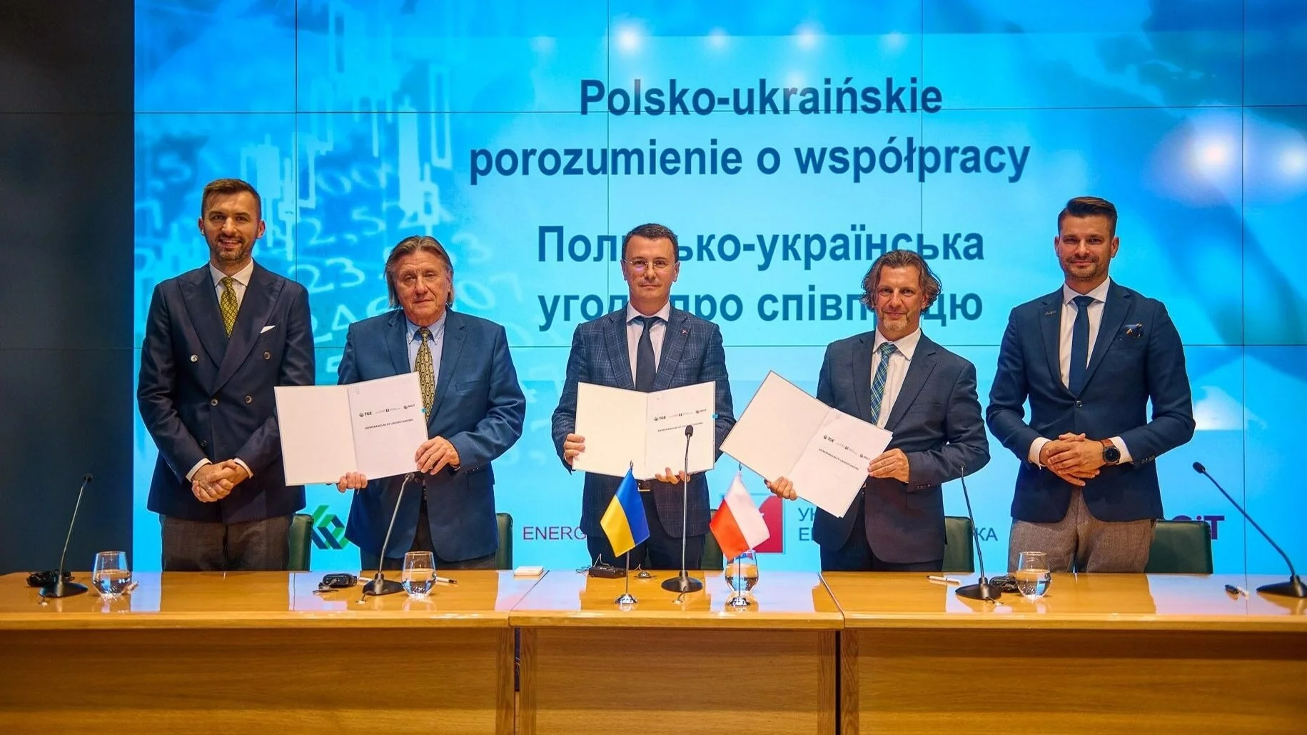 Podpisanie porozumienia o współpracy między Towarową Giełdą Energii, Izbą Rozliczeniową Giełd Towarowych oraz Ukrainian Energy Exchange