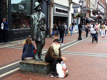 Pomnik Jamesa Joyce'a w Dublinie