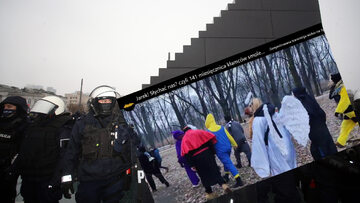 Pomnik Ofiar Tragedii Smoleńskiej i aktywiści
