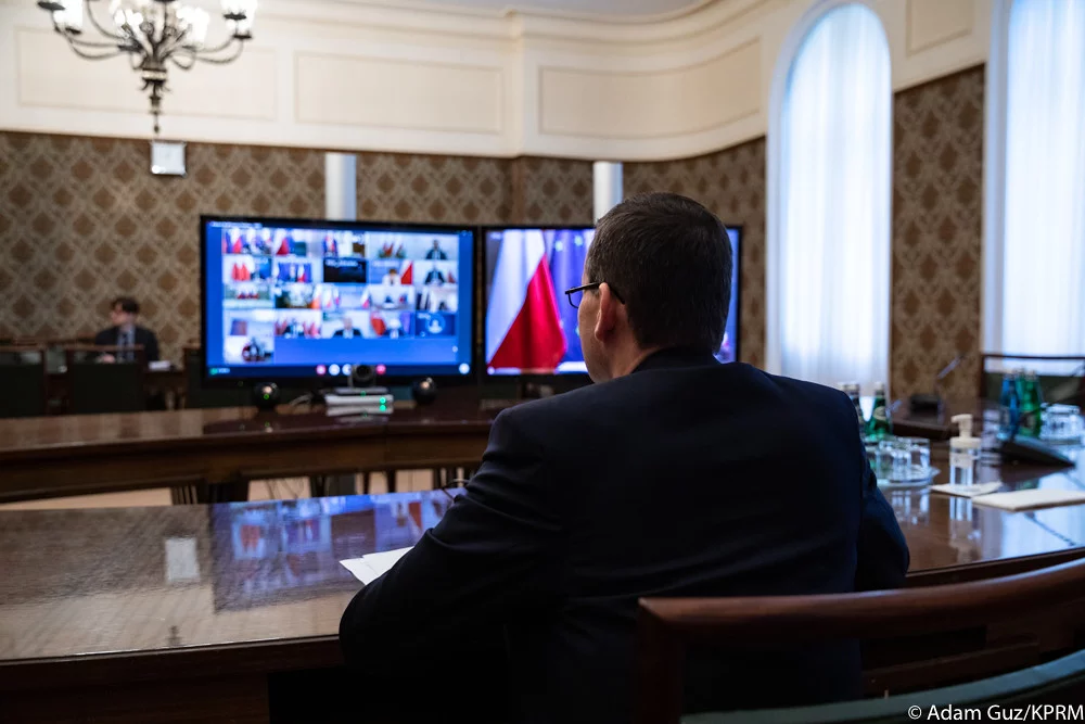 Zdalne posiedzenie Rady Ministrów