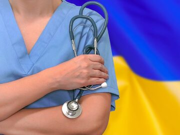 Pomoc lekarzy dla Ukrainy. Zdjęcie ilustracyjne.