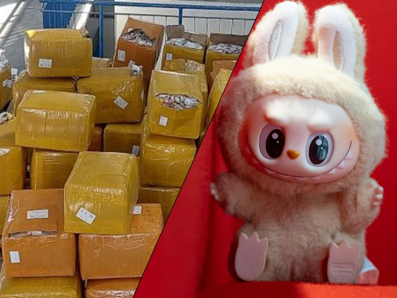 W busie znajdowały się tysiące Labubu