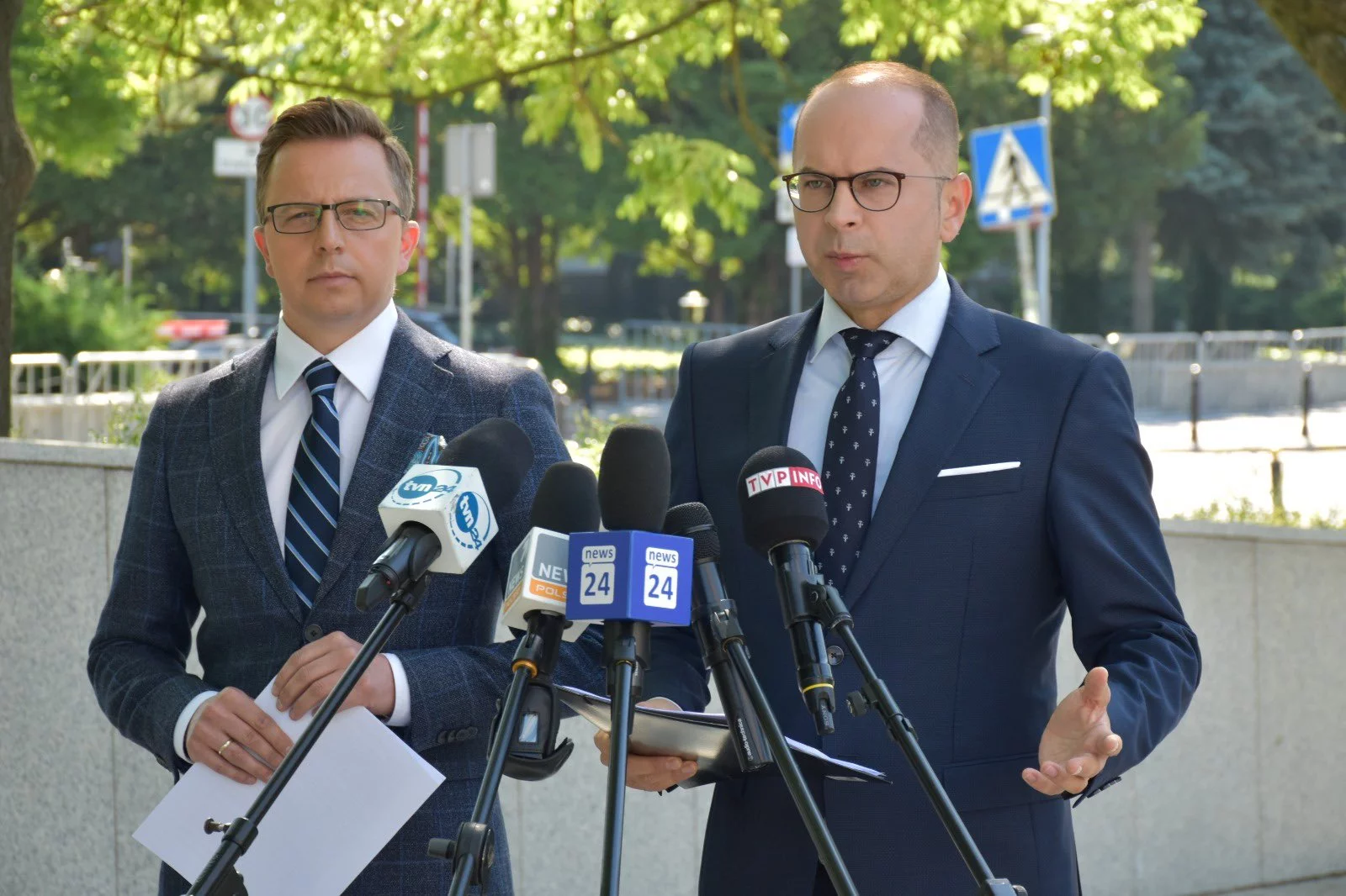 Dariusz Joński i Michał Szczerba