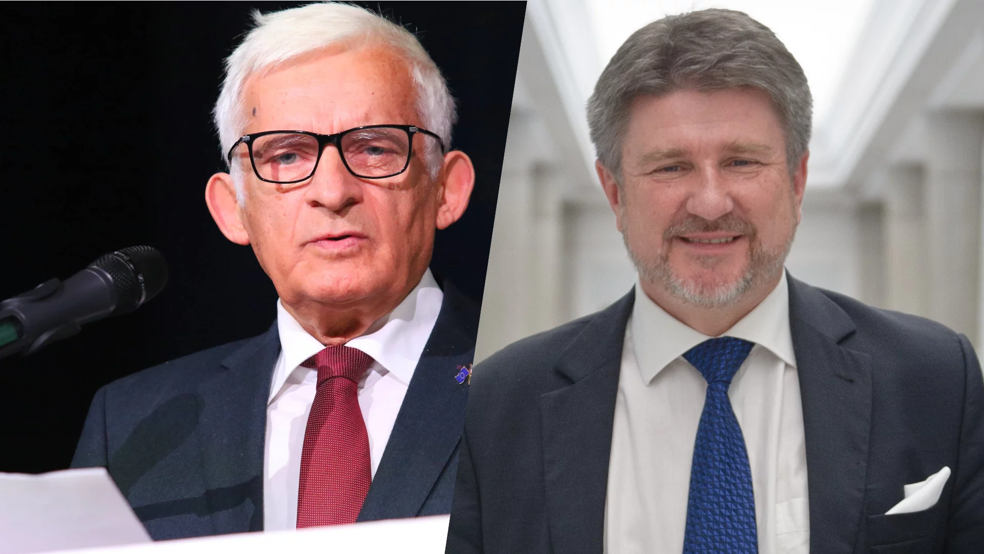 Jerzy Buzek i Bogdan Rzońca