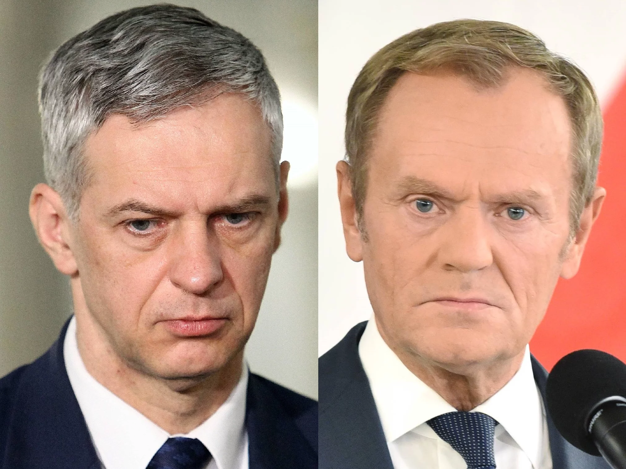 Paweł Poncyliusz i Donald Tusk