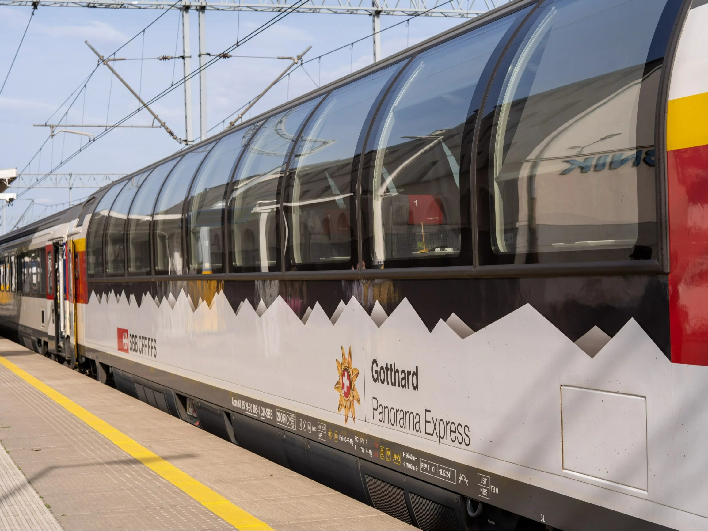 Wagon panoramiczny w IC Porta Moravica