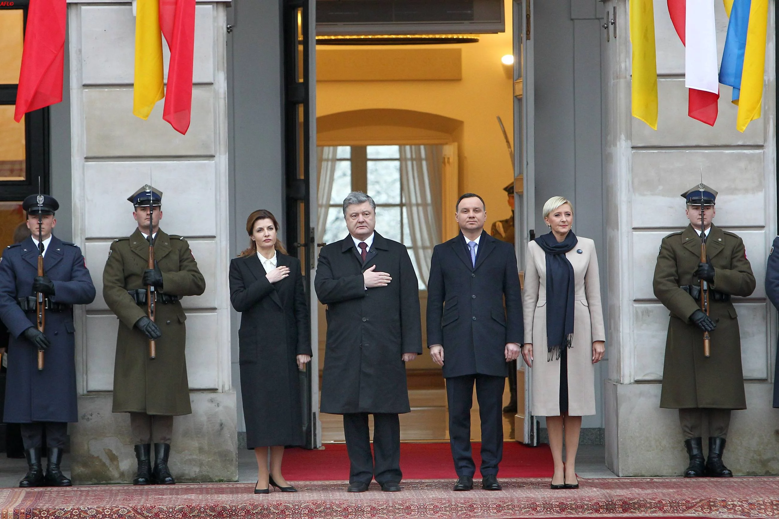 Petro Poroszenko, Maryna Poroszenko, Andrzej Duda, Agata Kornhauser-Duda