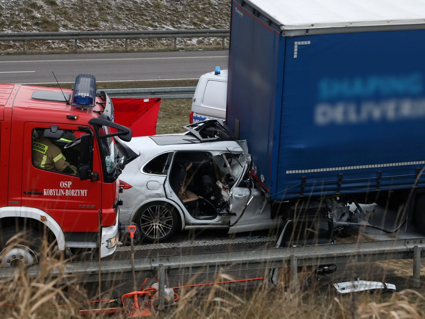 Śmiertelny wypadek na S8 na wysokości miejscowości Sikory-Pawłowięta