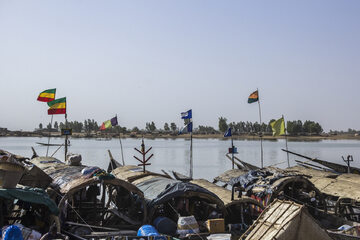 Port w Mopti, Mali