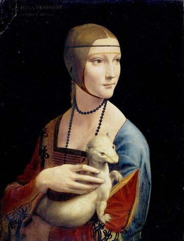 Portret damy z gronostajem,  Leonardo da Vinci
