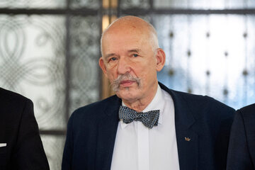 Poseł Konfedracji Janusz Korwin-Mikke