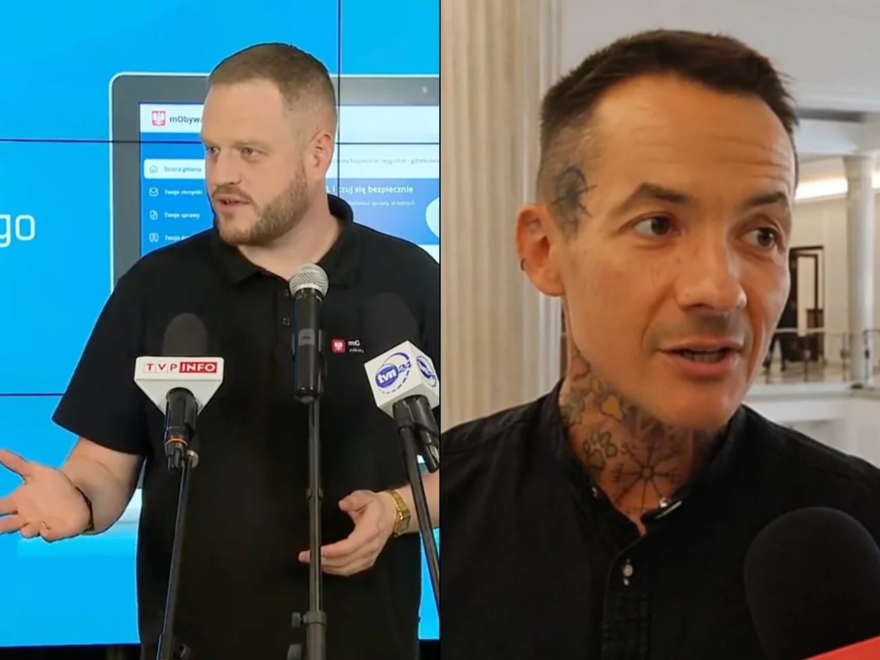 Janusz Cieszyński i Marcin Józefaciuk