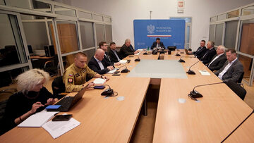 Posiedzenie Wojewódzkiego Sztabu Zarządzania Kryzysowego