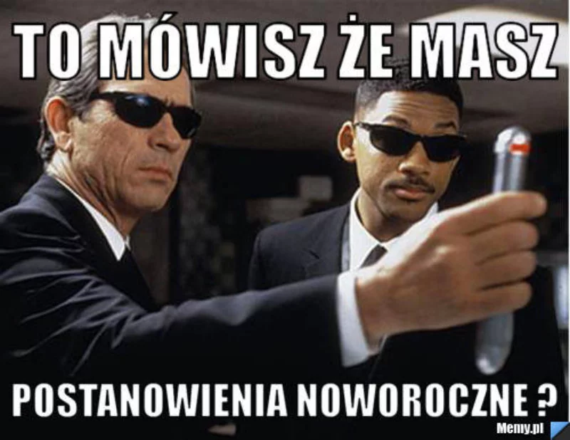 Memy o postanowieniach noworocznych