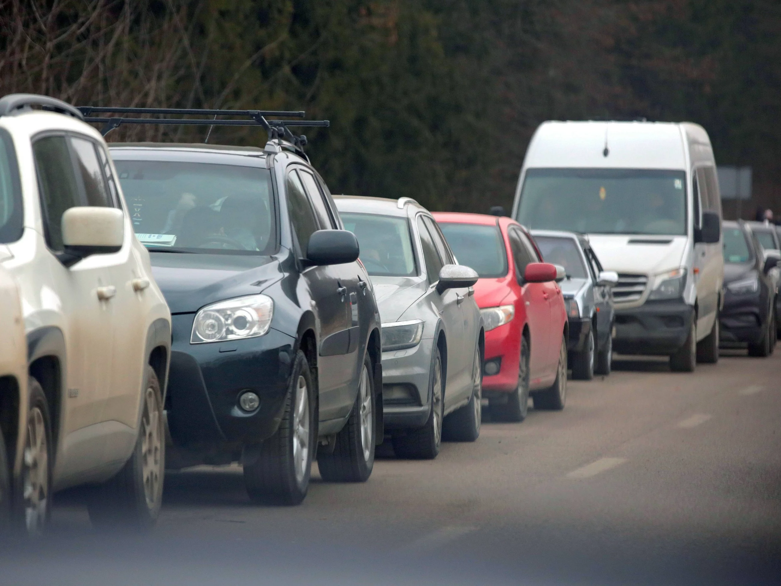 Kolejka na ukraińsko-polskim przejściu granicznym