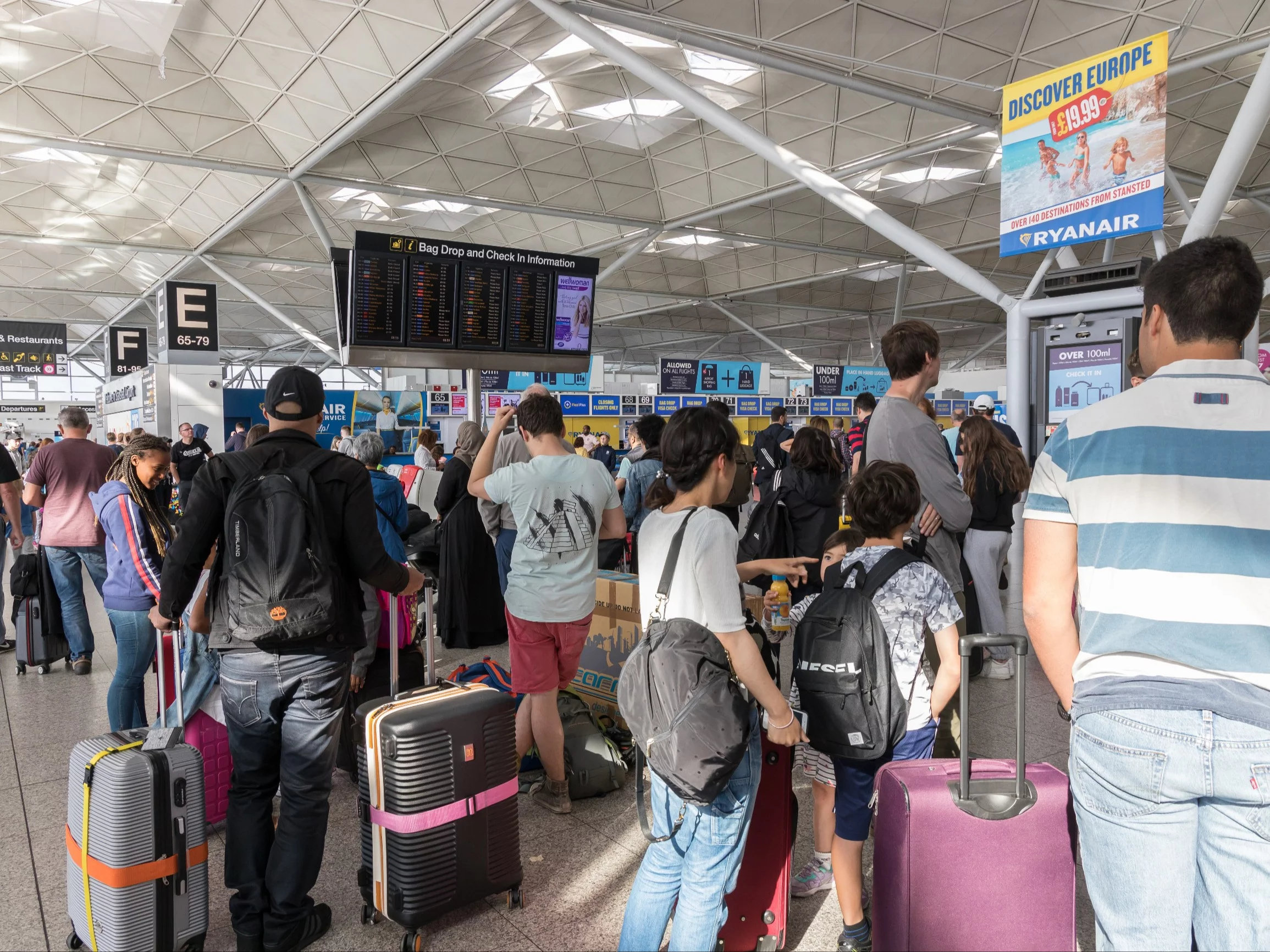 Lotnisko Londyn-Stansted, zdjęcie archiwalne