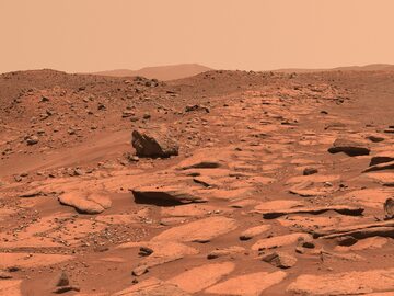 Powierzchnia Marsa, zdjęcie łazika Curiosity