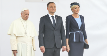 Powitanie papieża Franciszka w Polsce