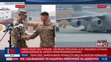 Powitanie żołnierzy USA w Polsce