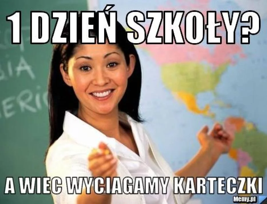 Memy - początek roku szkolnego