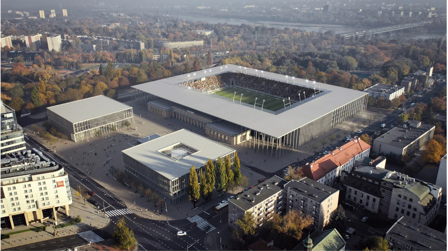 Projekt stadionu Polonii Warszawa