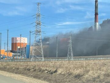 Pożar elektrowni na Sachalinie