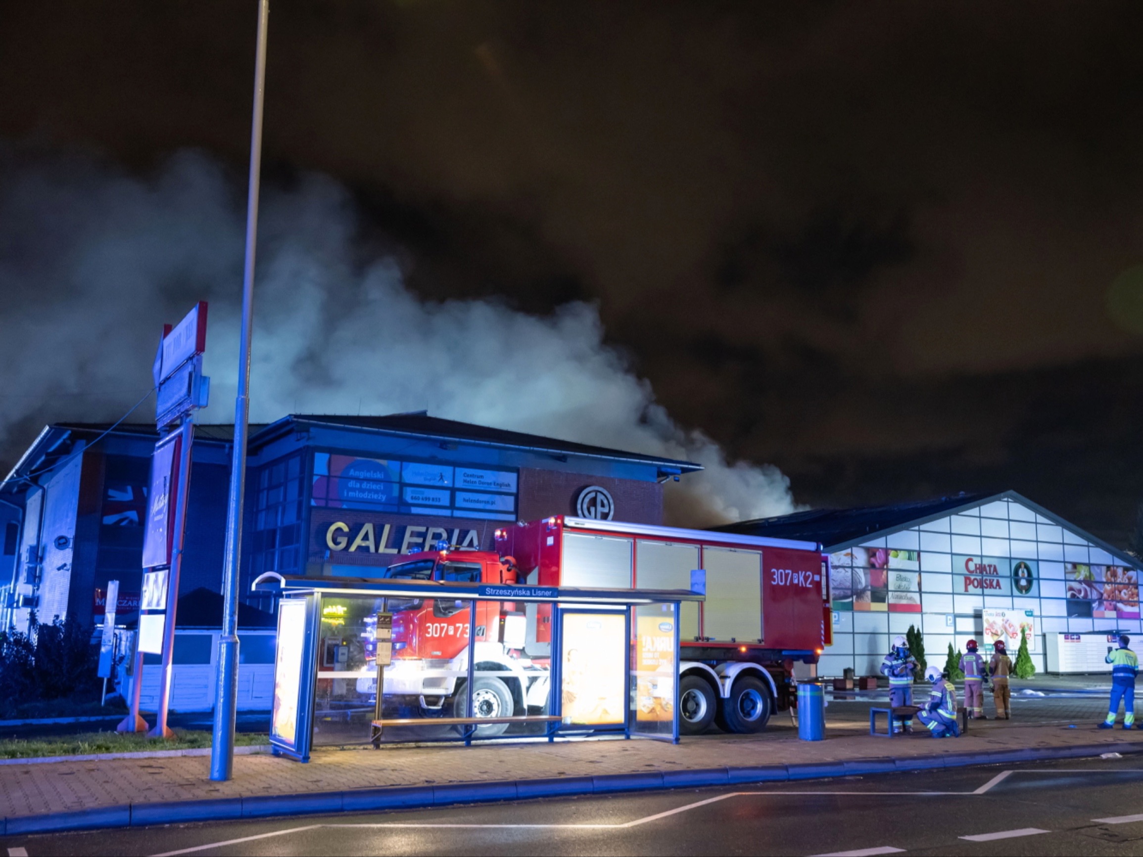 Wielki pożar w Poznaniu. Galeria handlowa stanęła w płomieniach